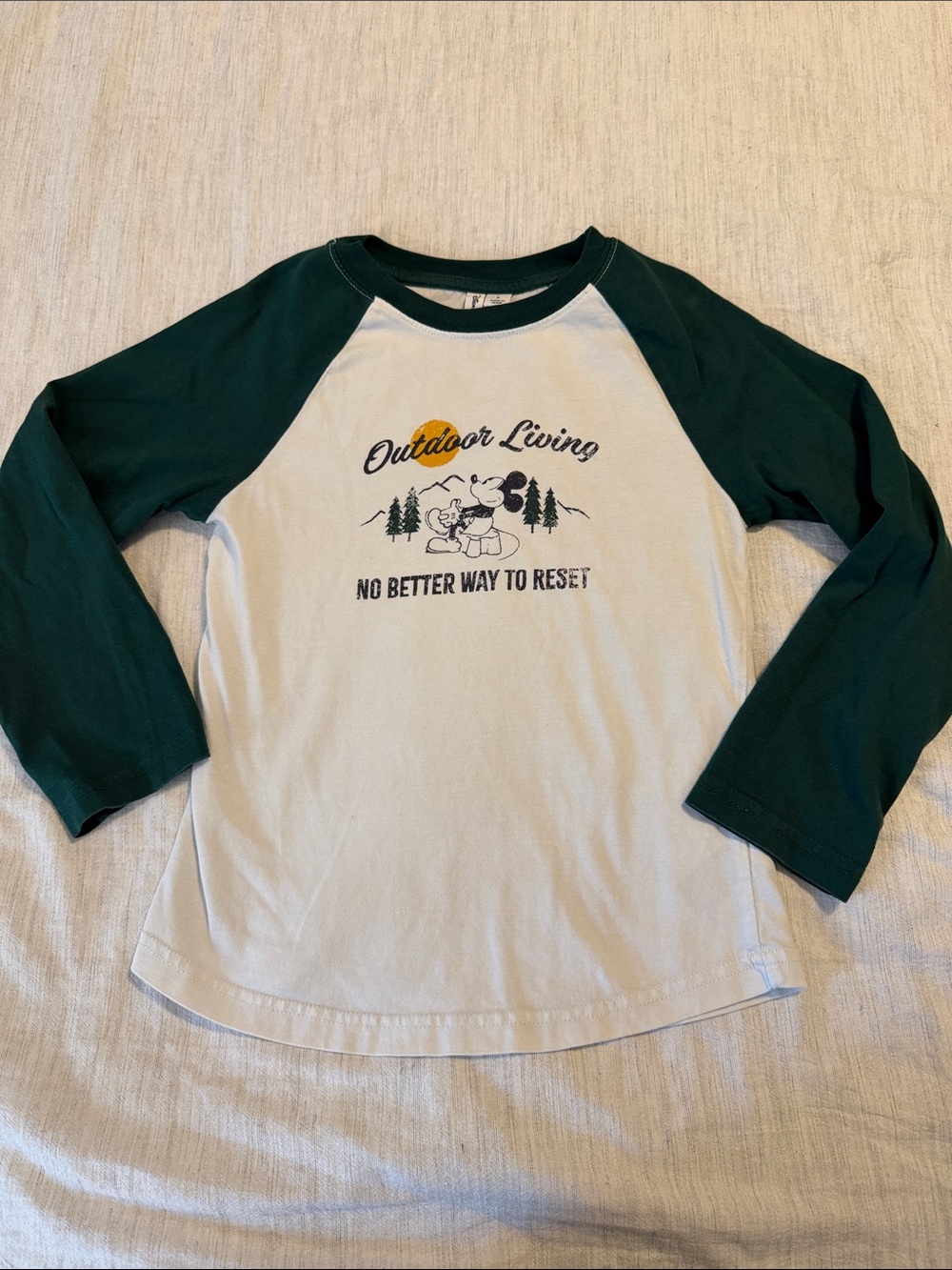 Janie and Jack Mickey baseball tee